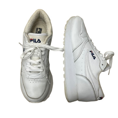 FILA Orbit Womens Trainers White Size UK 6 EU 39 Zeppa L Chunky Sole 1010311.1FG