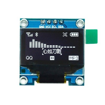 0.96'' SSD1306 I2C IIC SPI Serial 128X64 OLED LCD Display 4 Pin Font Color White