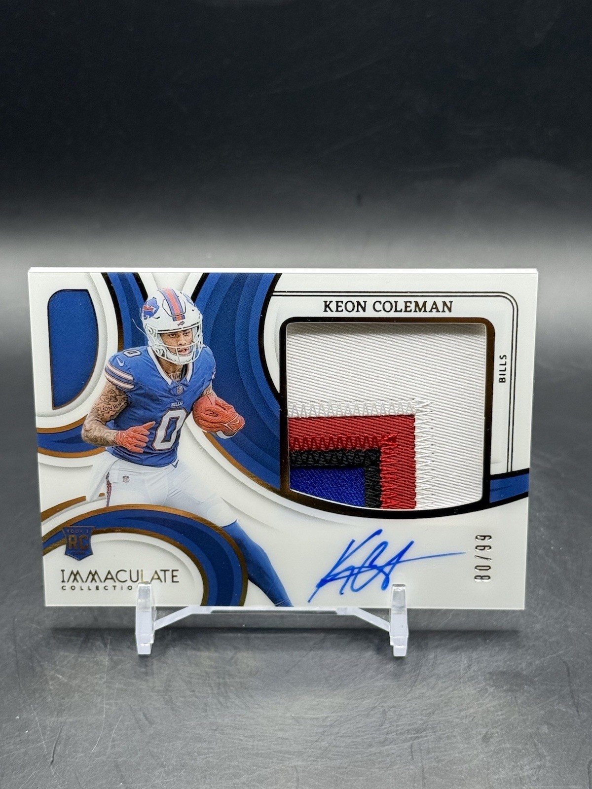 2024 Panini Immaculate Premium Patch RC Auto KEON COLEMAN RC 89/99 BUFFALO 🔥🔥