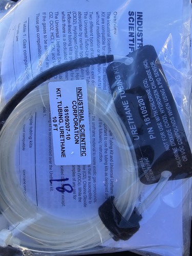 Industrial Scientific 18109207-10 Urethane Tubing Kit, 1/8 in. x 10 ft.