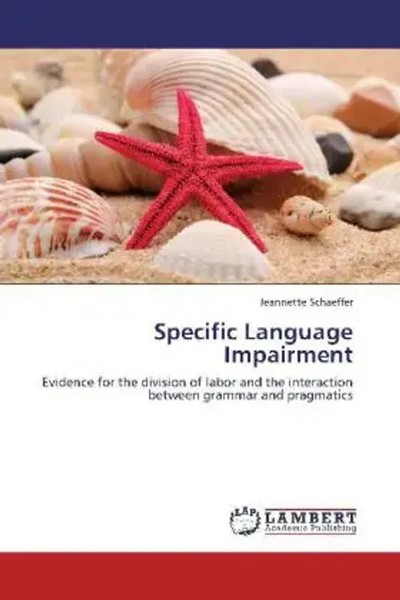 Jeannette Schaeffer | Specific Language Impairment | Taschenbuch | Englisch-image
