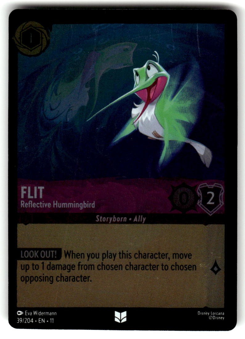Flit - Cold Foil Reflective Hummingbird Uncommon Winterspell 39/204 NM