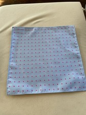 100 Silk Pocket Square Light Purple With Pink Dots