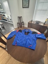 Vintage Columbia Radial Sleeve Neon Windbreaker Jacket Full Zip Mens Med 31x26