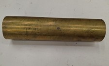 3'' OD X 11.75'' Brass Pipe/Tube Used, For Craft/ Metalworking 1/16" Thick Wall