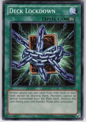 DECK LOCKDOWN AP03-EN023 COMMON / SHORT PRINT YU-GI-OH NEAR MINT