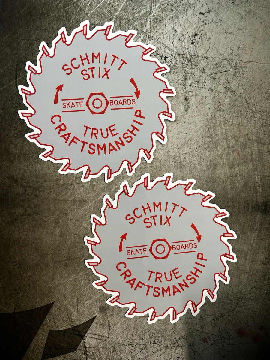 Schmitt Stix Skateboarding & Longboarding Stickers & Decals for