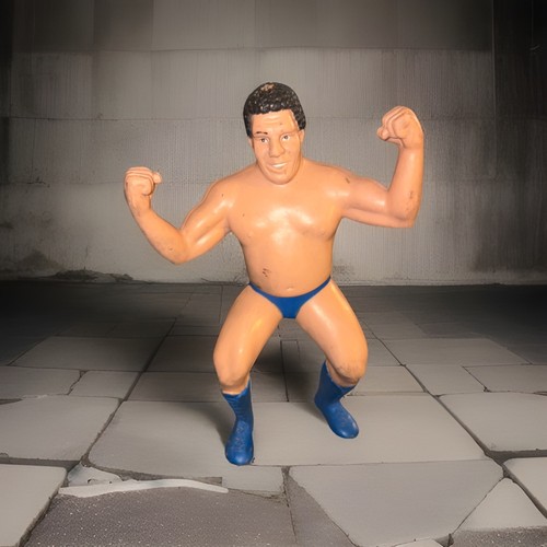 Andre The Giant Short Hair 1986 WWF LJN Titan Spor...