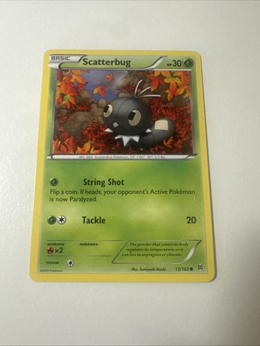 Pokemon Scatterbug 13/162 XY Breakthrough 2015 Nm
