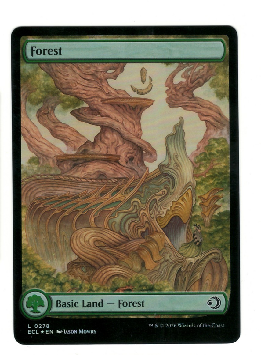 Forest (0278) 278 Land Lorwyn Eclipsed Magic: The Gathering Foil Near Mint