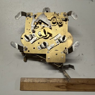 Vintage Ridgeway Germany Mantle Winding Clock FHS Movement 340-020 Part