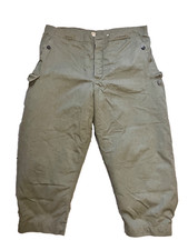 Vintage Olive NVA East German Insulated Padded Trousers k52 38Wx24.5L