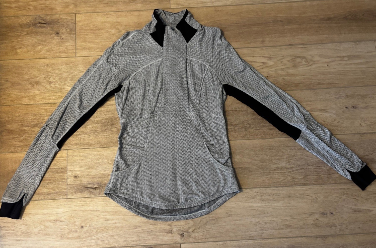 Lululemon Base Runner Pullover Jacket Herringbone… - image 1