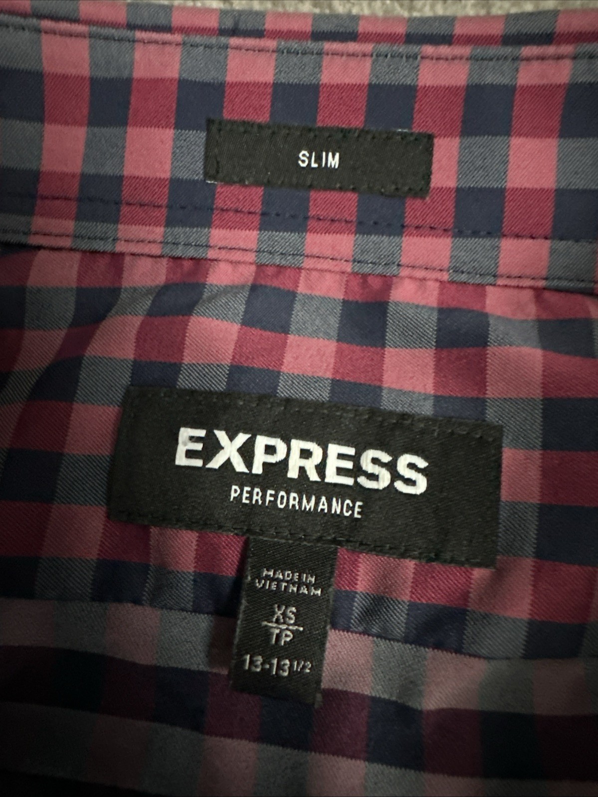 Express Profomance Men's Button Down Size Extra S… - image 2