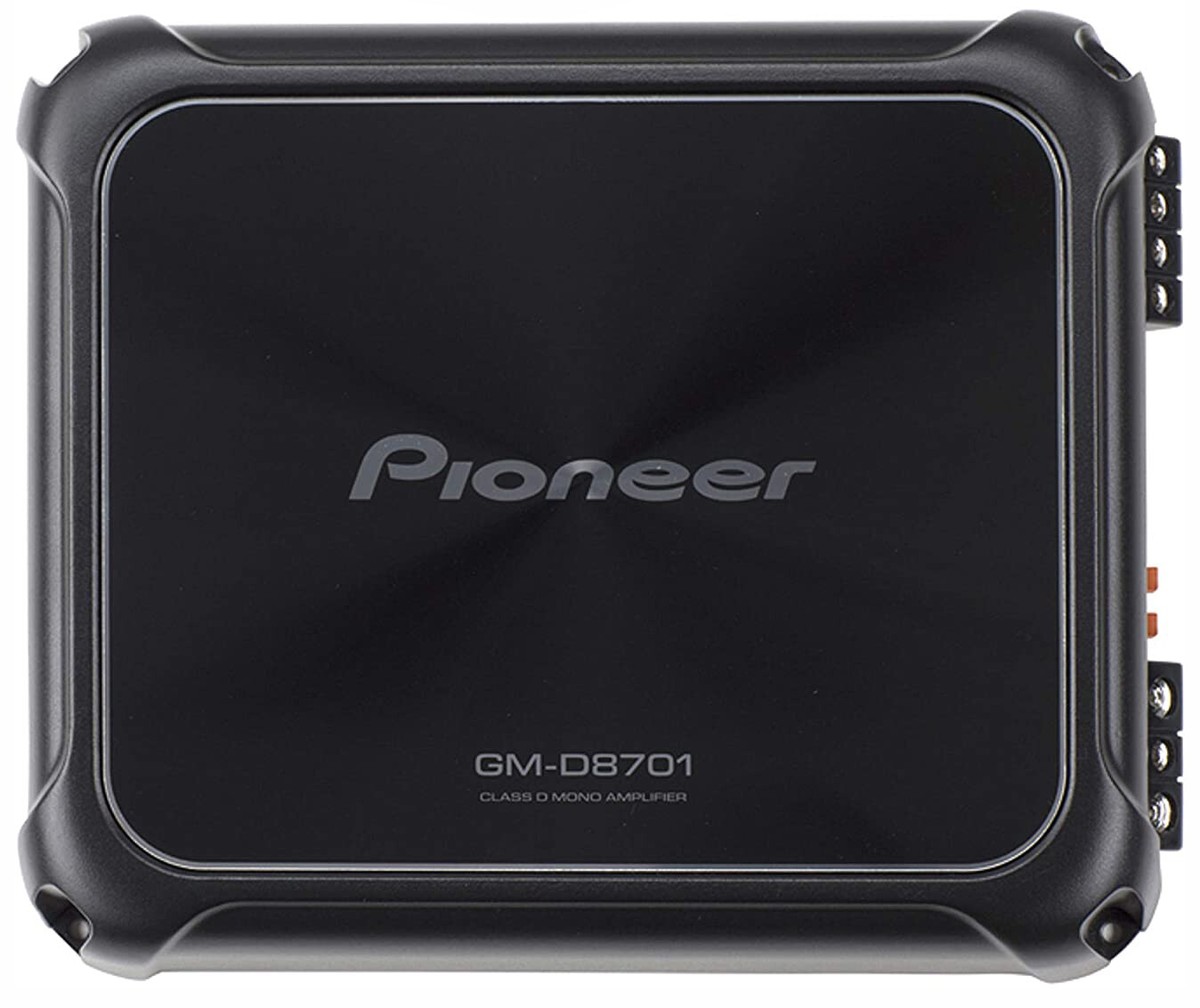 カーオーディオ Pioneer GM-D8100 Class D Mono Amplifier Pioneer GM-D8701 Class-D 1-Channel 1600W Max Power Mono Amplifier