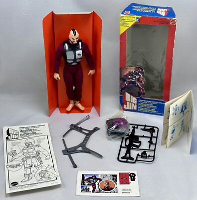 Big Jim Mattel – OBB Overlord Réf 9270, Complet Et Neuf En Boîte (1984)