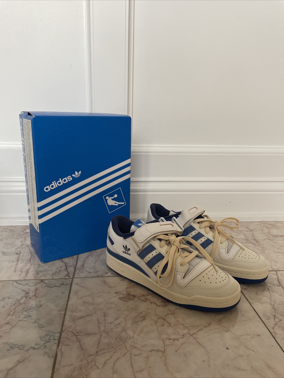 NEW adidas Forum 84 Low OG Bright Blue 2021 - Mens 6.5/Womens 7/5 US | eBay