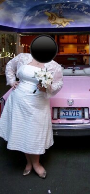 Short Plus Size, Strapless Ivory Wedding Dress + Beaded Lace 3/4 Sleeve Jacket | eBay Short Plus Size, Strapless Ivory Wedding Dress + Beaded Lace 3/4 Sleeve Jacket | eBay