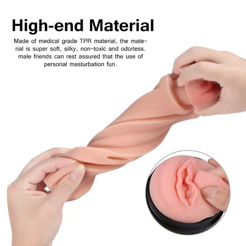 Male Masturbator Silicone Realistic Pussy Vagina Stroker Cup Male Sex Toy Aus - Picture 4 of 7