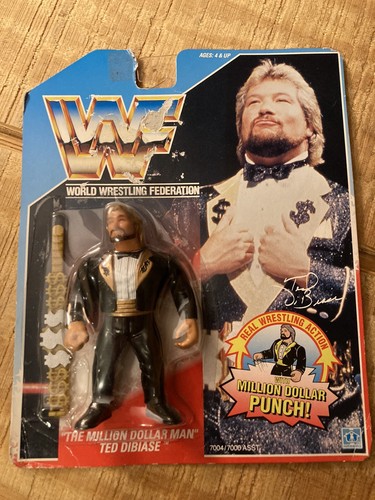 WWF Hasbro Million Dollar Man Ted Dibiase moc Tita...