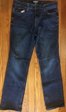 Cat And Jack Youth Size 16 Straight Retro Jeans Pockets 31"x28" Adjustable 506