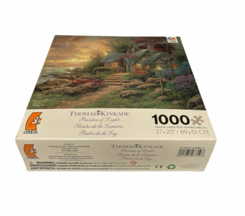Jumbl 1000 Piece Puzzle Board, 23” x 31” Jigsaw Puzzle Table & Trays, Brown