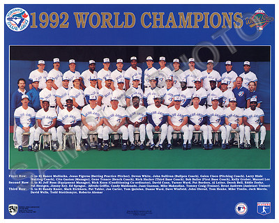1992 TORONTO BLUE JAYS WORLD SERIES CHAMPIONS 8X10 TEAM PHOTO | eBay