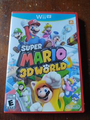 Super Mario 3D World (Nintendo Wii U, 2013) Complete Video Game 