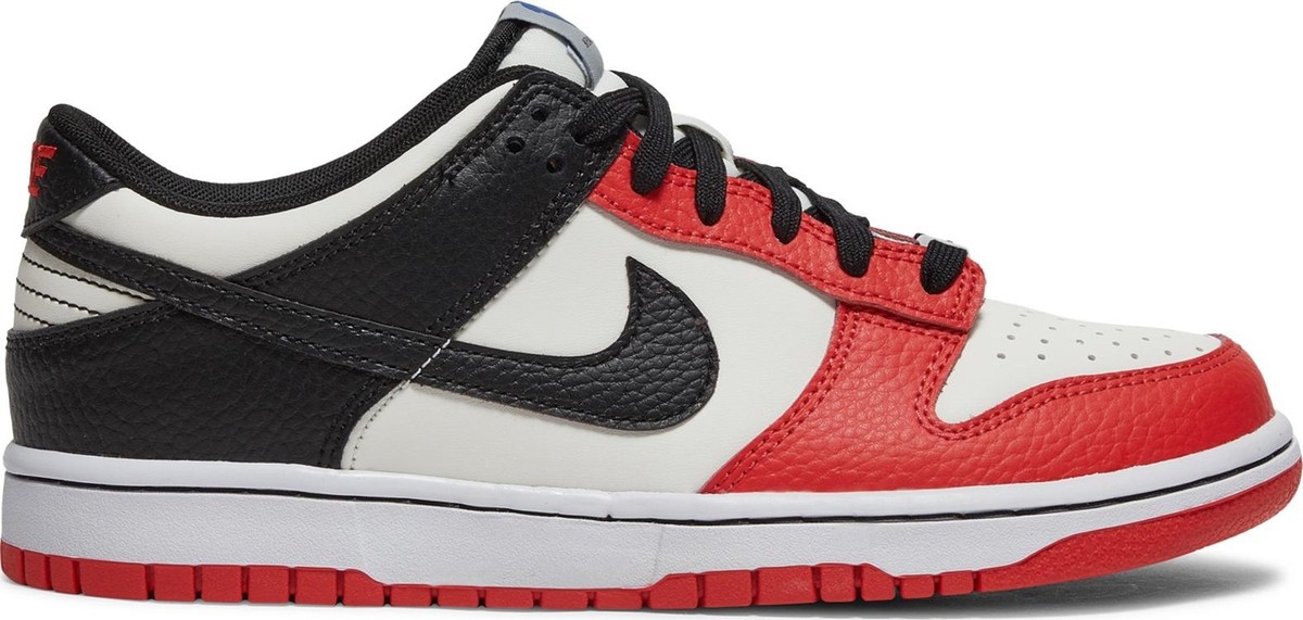 Nike Dunk Low EMB Chicago Bulls Red Black Size 7Y Women 8.5  display picture 2