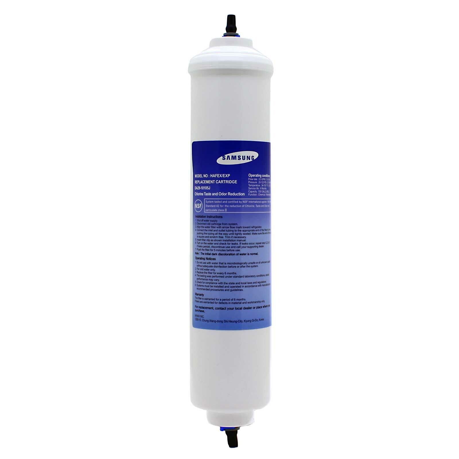 3/6 x Genuine Samsung DA2910105J HAFEX/EXP Aqua Pure Plus Fridge Water Filter eBay