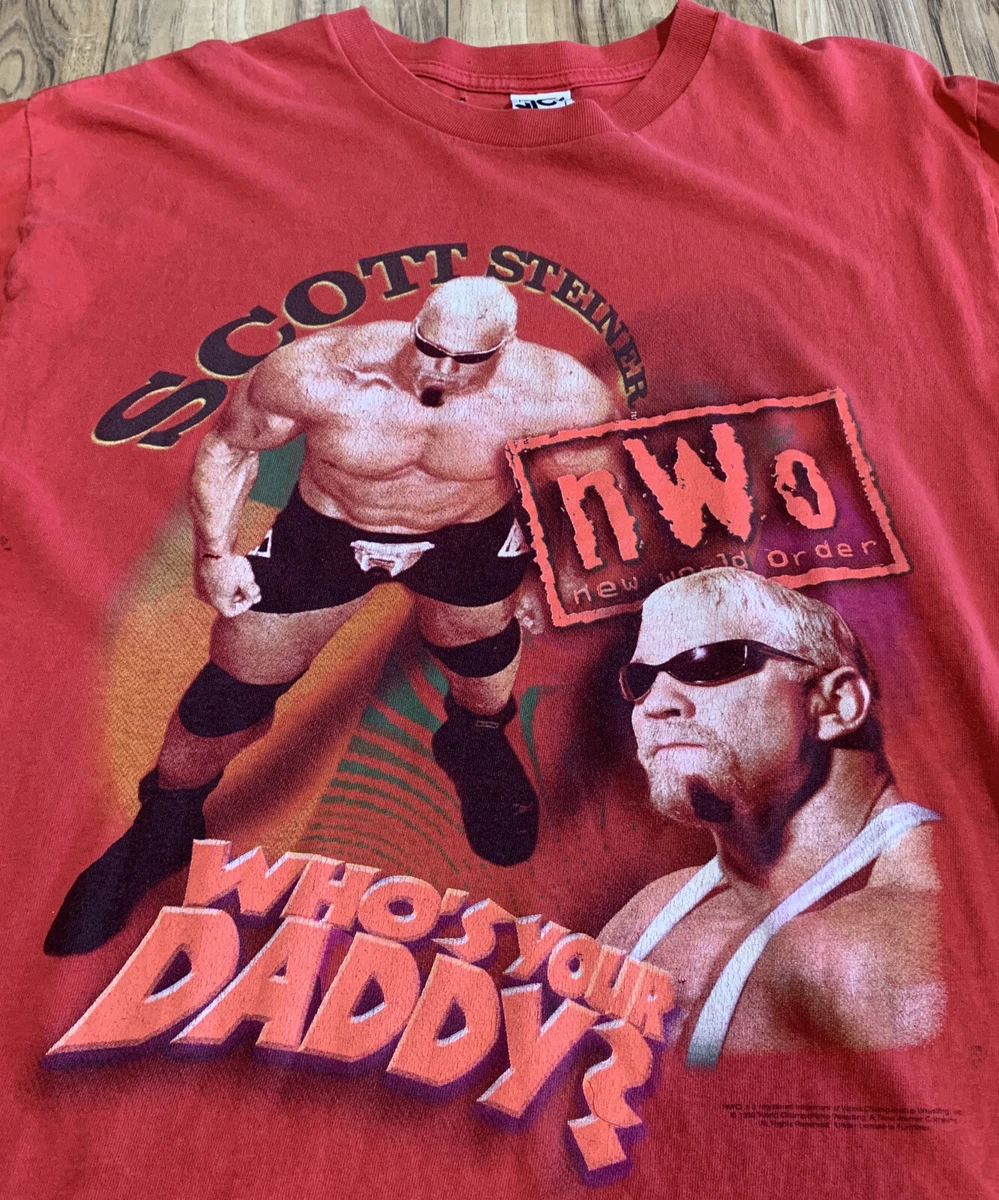Vintage 1999 WCW NWO Scott Steiner T Shirt Size Men s Large eBay