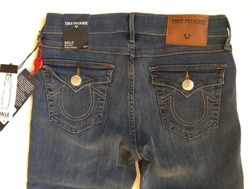 NWT True religion Halle super skinny mid rise with flaps SZ 25 - Picture 6 of 8