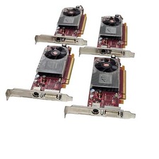 Lot of 4x ATI Radeon HD 3450 256MB PCI-E 7123035100G Video Graphics Card