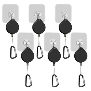 6pcs Ceiling Pulley System Drill Free Games Suspension Vr Cable