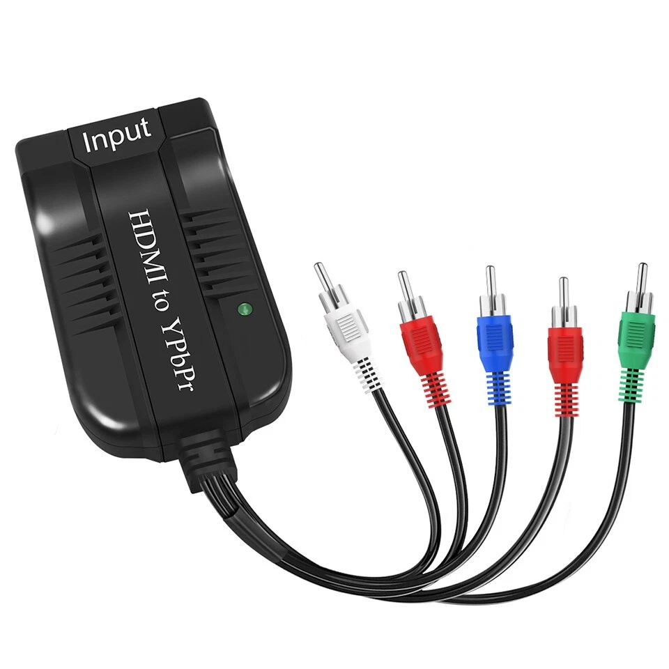 HDMI to Component YPbPr 5RCA RGB Converter Adapters Video R/L Audio Output - Image 4 of 4