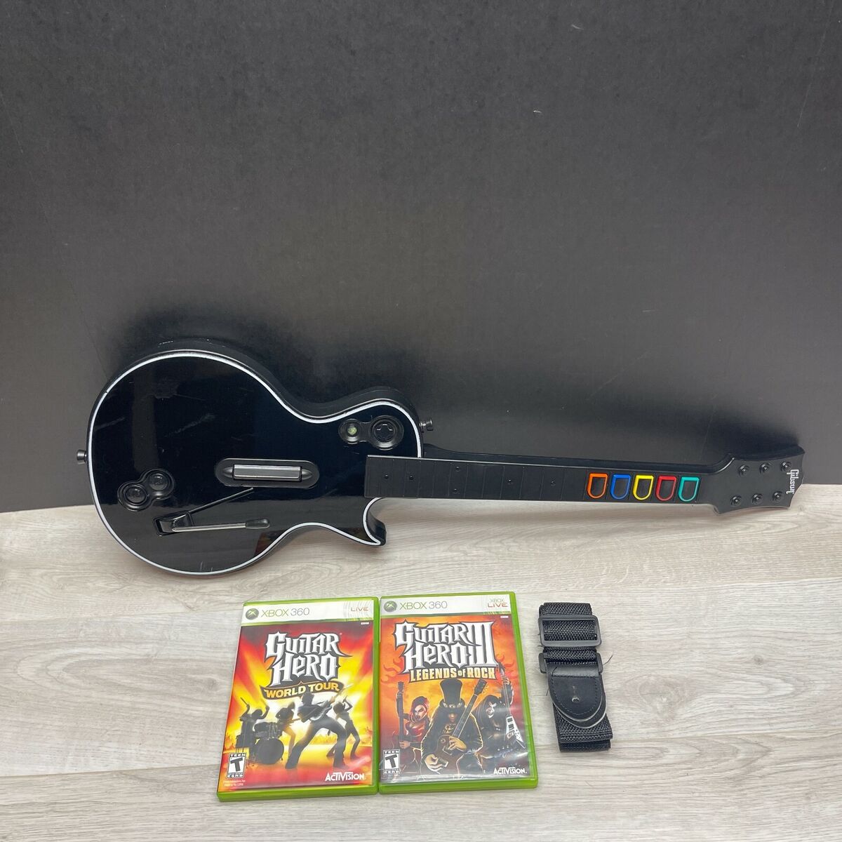  Guitar Hero II: Game & Guitar Controller Bundle : Artist Not  Provided: Video Games