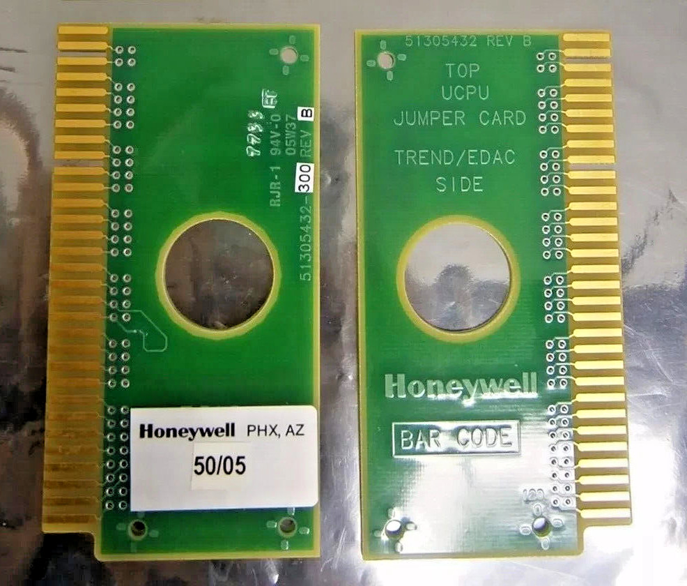 Honeywell Jumper Card 51305432-300 Rev B 51305432 Rev B