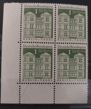 Berlin MiNr. 284 Bauwerke VB / Vierer Ecke / Eckrand 3 postfrisch