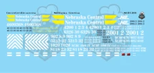 ​Nebraska Central Railroad Locomotives NCRC ​GP38-3 SD38-2 GP38-2 GP40 GP9R S...