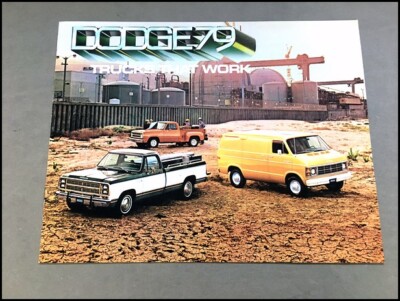 1979 Dodge Ram Truck Van Sales Brochure Catalog - D-50 Kary Van Cargo