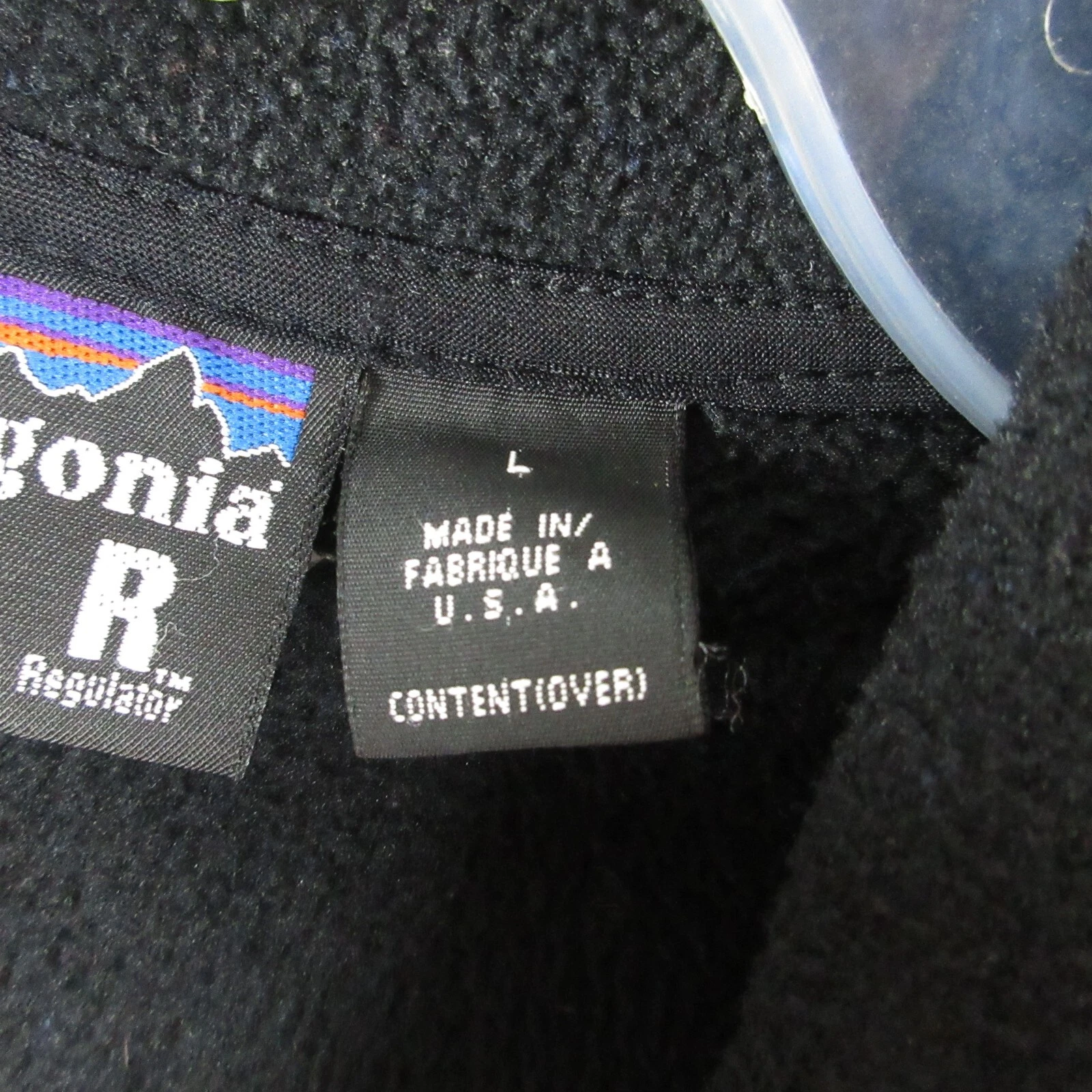 patagonia vintage regulator fleece polartec 1/4 zip jacket