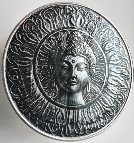 Good Karma Coin - Budha - American Silver Eagle 1oz .999 Silver Dollar Coin