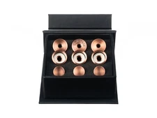GETZEN Trumpet Trim Kit Medium Caps Antique Copper Lacquer  KGUBrass