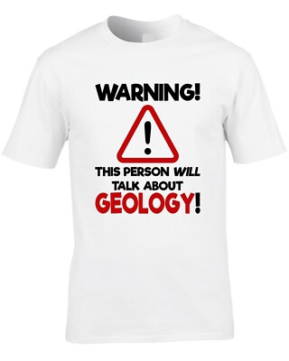 Geologie Herren T-Shirt lustig Steine Wissenschaft Materialien Studienfach coole Geschenkidee
