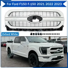 Oxford White Front Bumper Grille For Ford F150 F-150 LIMITED XLT 2021 2022 2023