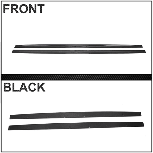Fit For Audi A6 RS6 C7 13-18 Real Carbon Fiber Side Skirts Extension Lip Spoiler - Bild 11 von 12
