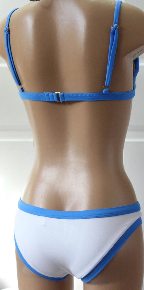  NUEVO Milly Amalfi Colorblock Triángulo Top & Hipster Bottom Set S Pequeño $195 Foto 2 de 2