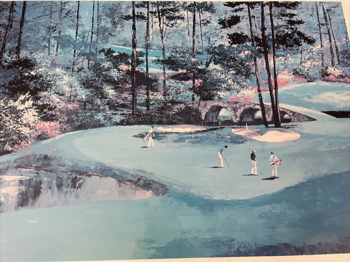 MARK KING 1989Limited Edition Martin Lawrence Golf Course