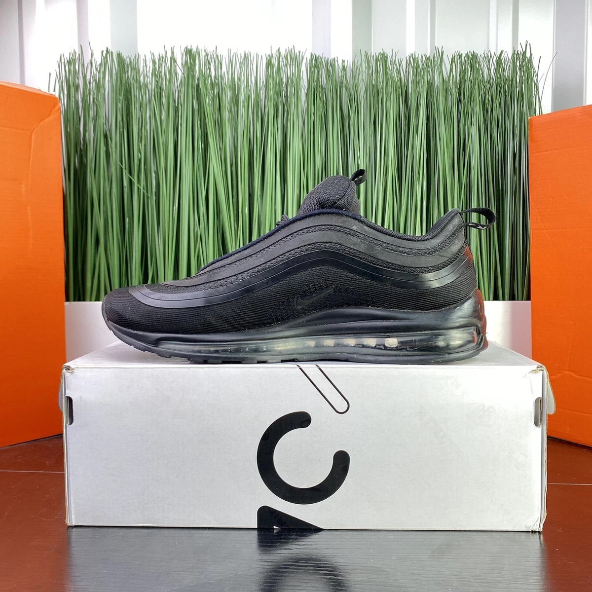 Mens air max top 97 triple black