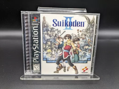 Suikoden II 2 PS1 Complete in Box CIB Tested & Working